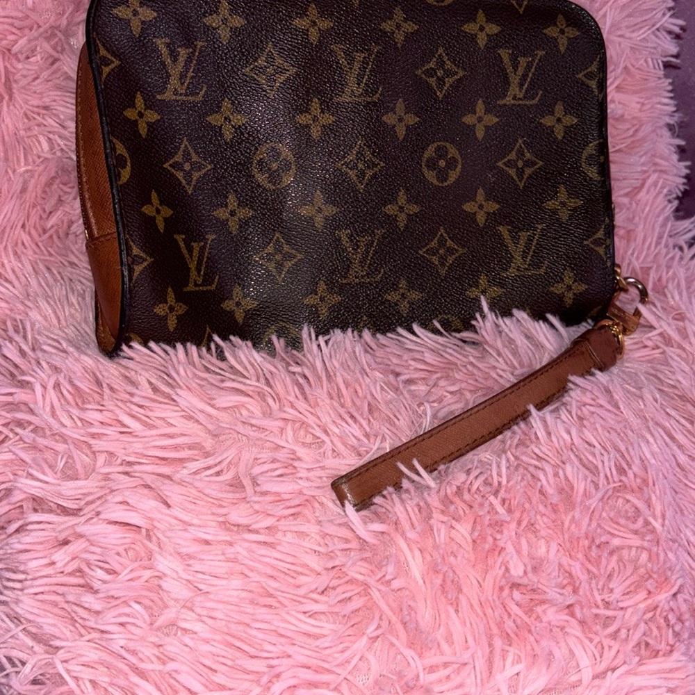 Louis Vuitton Brown Monogram Orsay Clutch